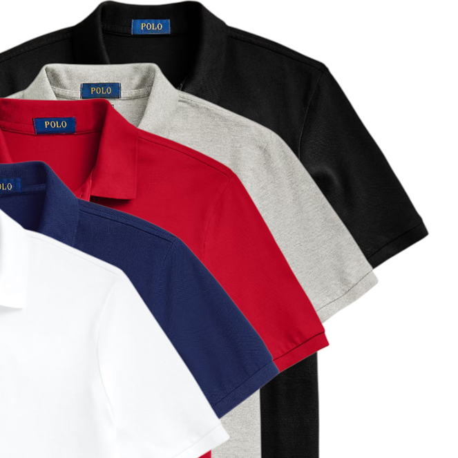 Mesh Polo Shirt Set